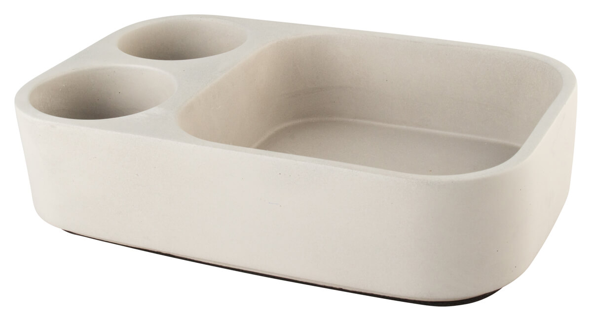 Table Caddy aus Beton - 16,0x23,5x6,5cm