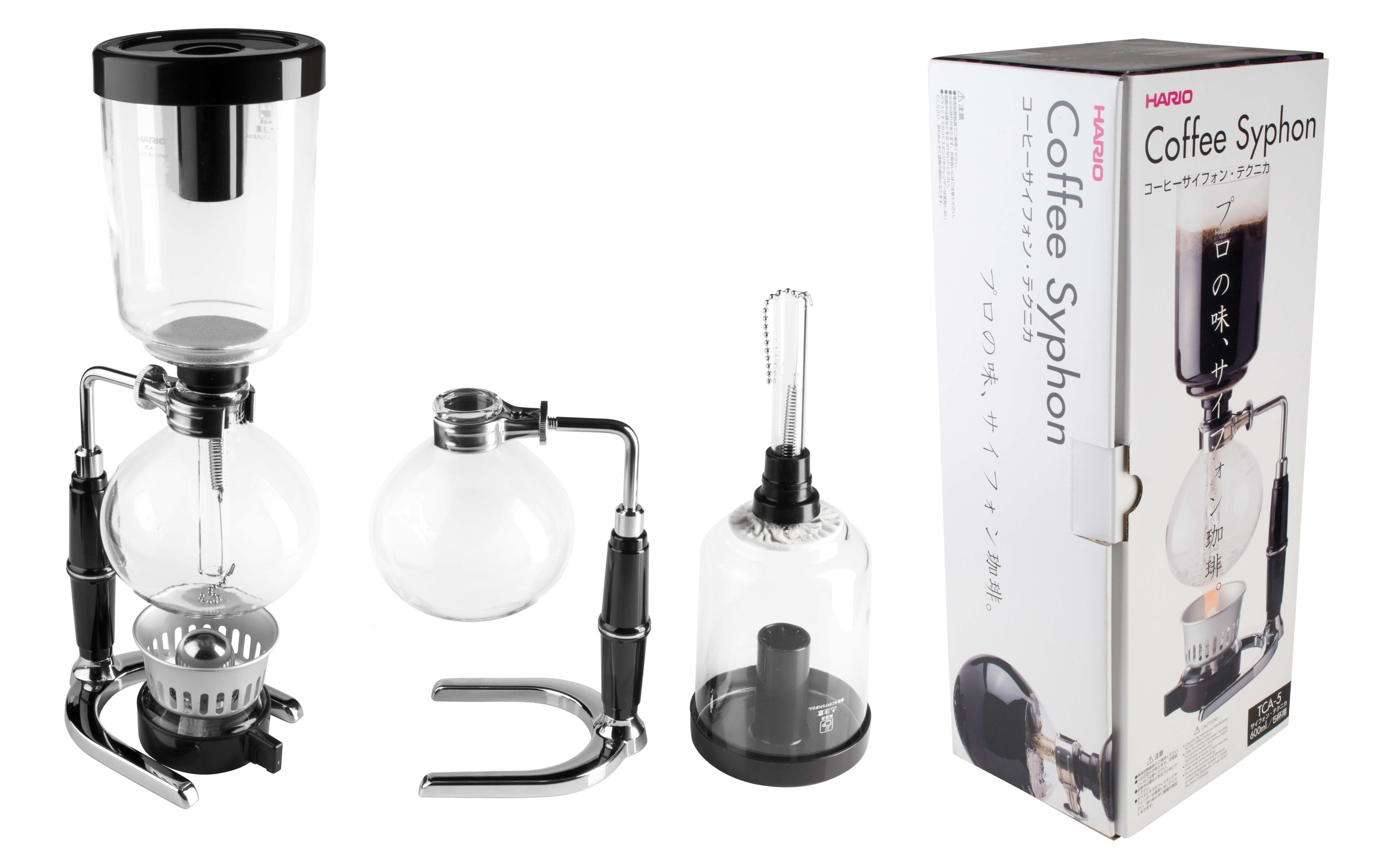 Kaffee Siphon Technica TCA-5, Hario - 5 Tassen, 600ml