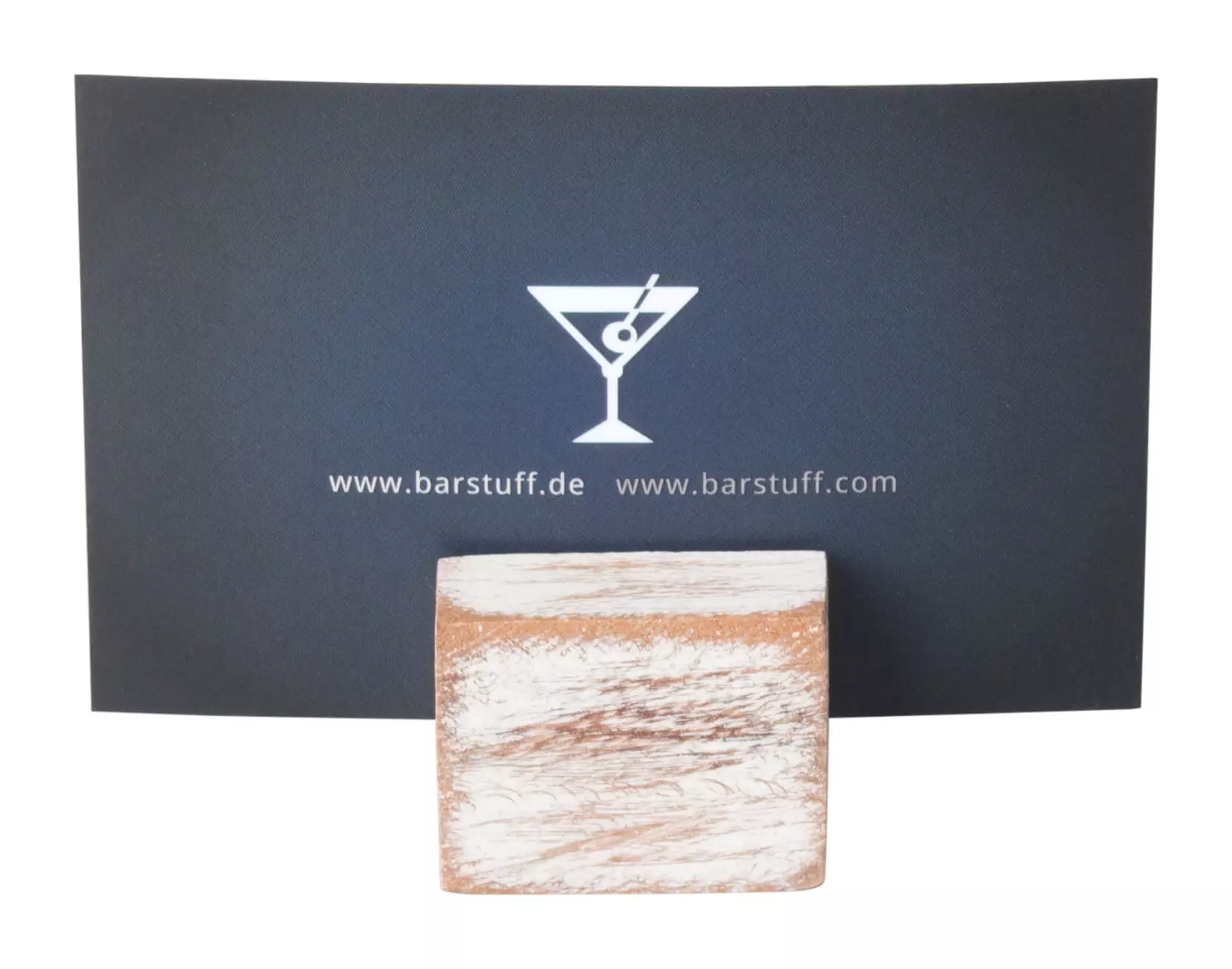 Kartenhalter Holz mini, white wash - 3x2,5x2,5cm Kartenhalter Holz mini, white wash - 3x2,5x2,5cm