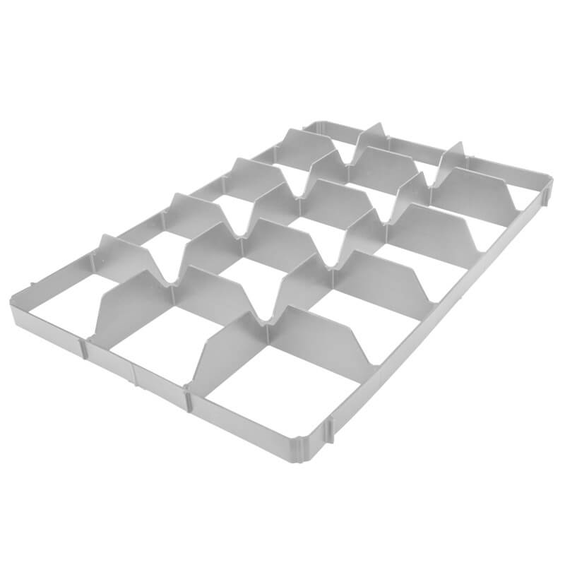 Fachwerkeinsatz unten - 15 Fächer (109x117mm)