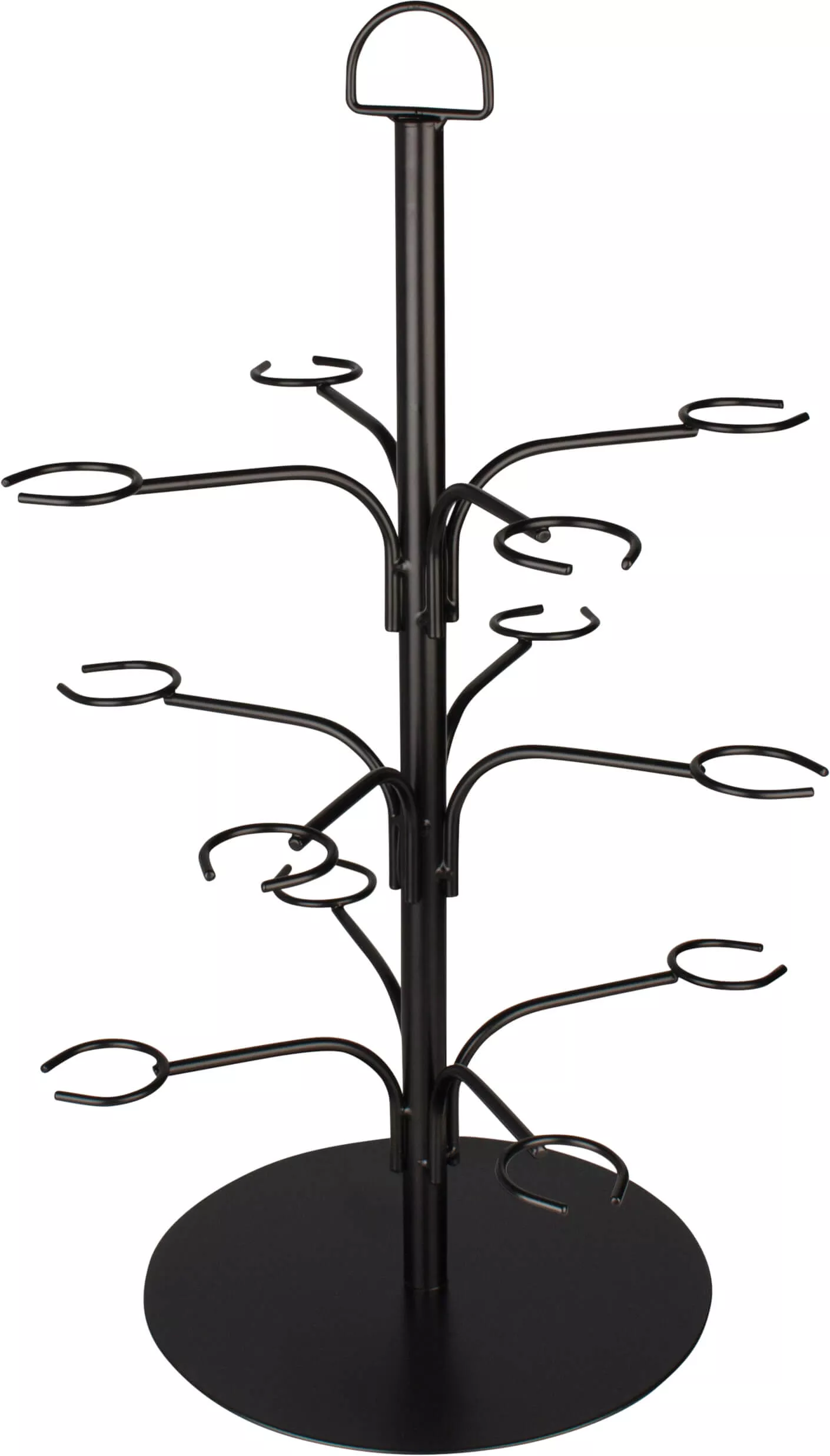 Cocktailbaum für 12 Gläser - schwarz Cocktailbaum für 12 Gläser - schwarz