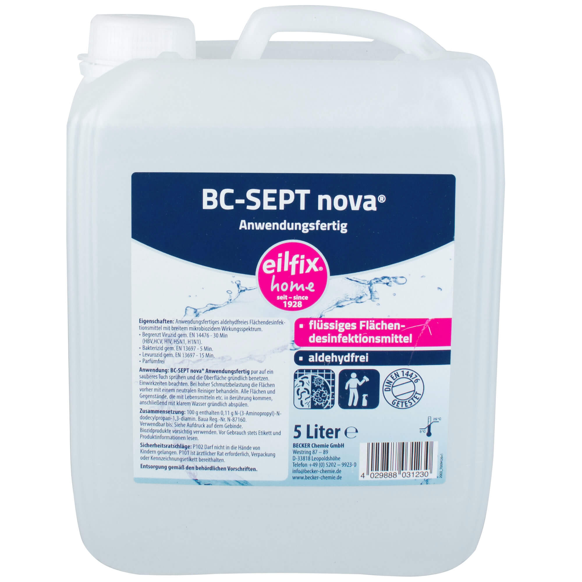 Flächendesinfektion, Konzentrat - Eilfix BC-Sept nova (5,0l)