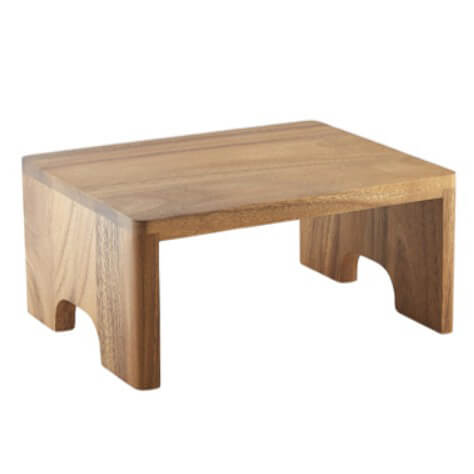 Buffet-Erhöhung, Akazienholz - 26,5x16,3x10cm (GN 1/4) Buffet-Erhöhung, Akazienholz - 26,5x16,3x10cm (GN 1/4)