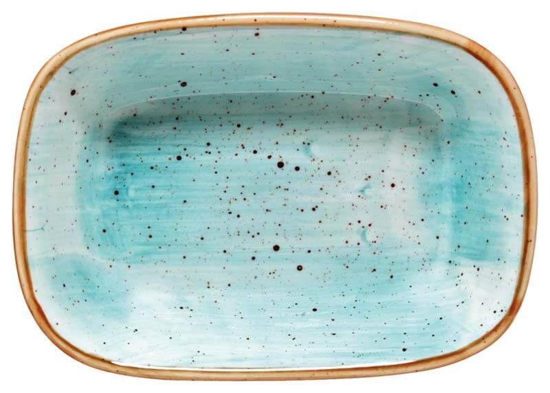 Bonna Aura Aqua Gourmet Rechteckschale 17x11,5cm türkis - 12 Stück Bonna Aura Aqua Gourmet Rechteckschale 17x11,5cm türkis - 12 Stück