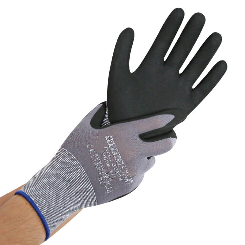 Handschuhe Ergo Flex, Nylon-Feinstrick - XL (1 Paar) Handschuhe Ergo Flex, Nylon-Feinstrick - XL (1 Paar)