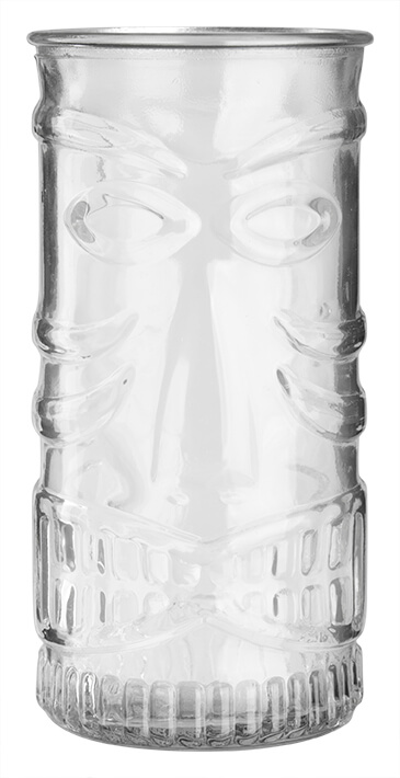 Tiki Gläser Set mit 3 Motiven - 460-500ml (6 Stk.)
