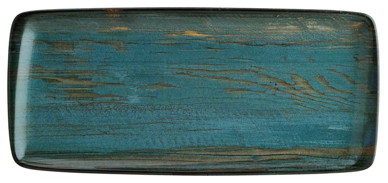 Bonna Madera Mint Moove Platte 34x16cm blau - 12 Stück