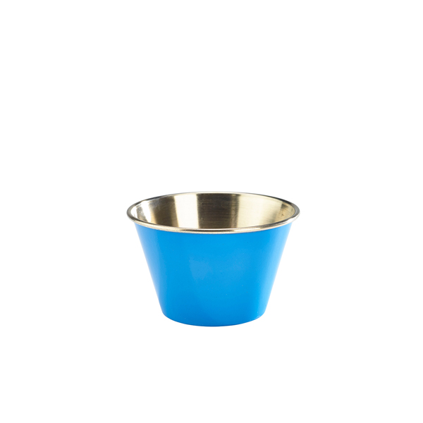 Dipschale, Edelstahl, blau - 170ml (24 Stk.)