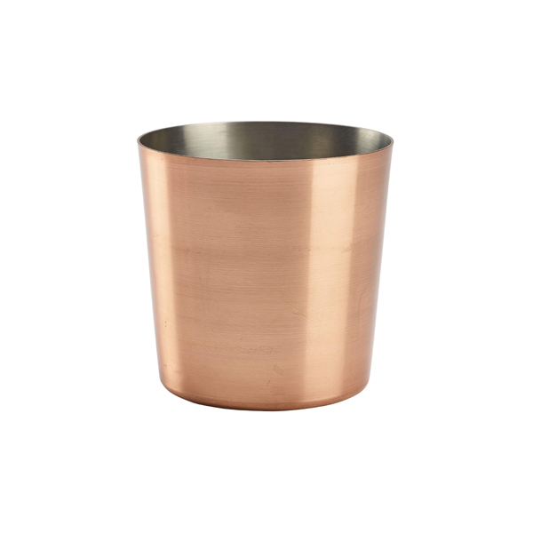 Edelstahlbecher / Snackbecher kupferfarben - 8,5x8,5cm/420ml (12 Stk.) Edelstahlbecher / Snackbecher kupferfarben - 8,5x8,5cm/420ml (12 Stk.)