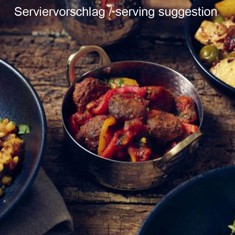 Mini-Topf, Edelstahl gehämmert - 12 x 3,5 cm (12 Stk.)