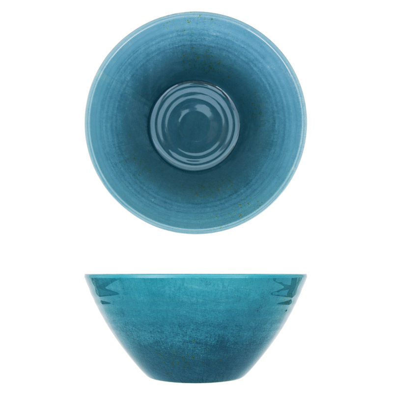 Schüssel Casablanca, Melamin, hellblau glasiert - 1,6l / 20,5cm Schüssel Casablanca, Melamin, hellblau glasiert - 1,6l / 20,5cm