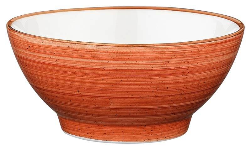 Bonna Aura Terracotta Rita Suppennapf 14cm, 45cl orange - 12 Stück Bonna Aura Terracotta Rita Suppennapf 14cm, 45cl orange - 12 Stück