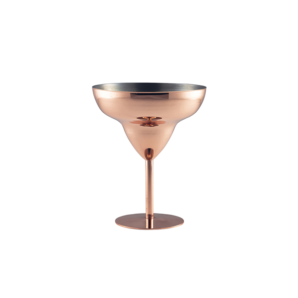 Margaritaglas Edelstahl kupferfarben - 300ml