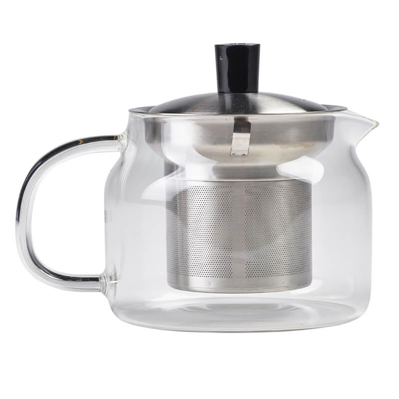 Teekanne aus Glas mit Sieb - 470ml Teekanne aus Glas mit Sieb - 470ml