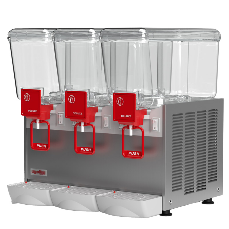 Kaltgetränkedispenser Arctic Deluxe 12/3 S - 3 x 12 Liter, Sprudelsystem Kaltgetränkedispenser Arctic Deluxe 12/3 S - 3 x 12 Liter, Sprudelsystem
