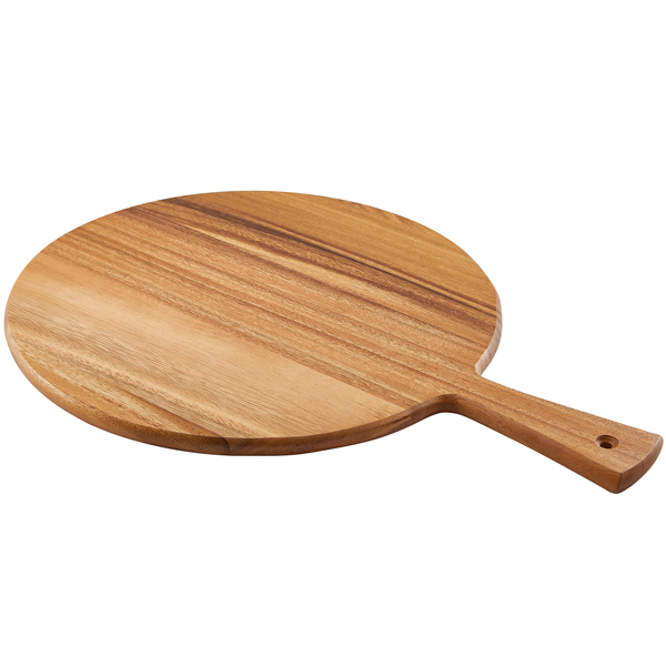 Pizzabrett / Paddleboard rund, Akazienholz - 36 x 50 x 1,5 cm Pizzabrett / Paddleboard rund, Akazienholz - 36 x 50 x 1,5 cm