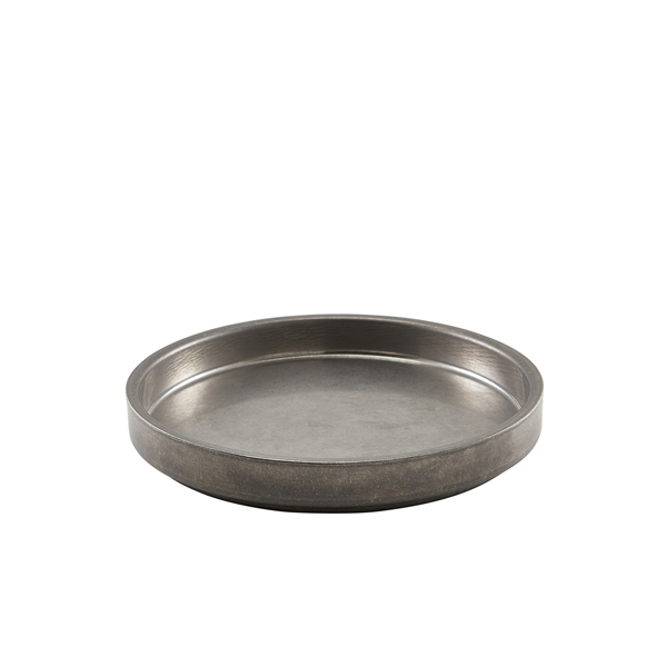 Edelstahlteller, vintage - 20,5cm Edelstahlteller, vintage - 20,5cm