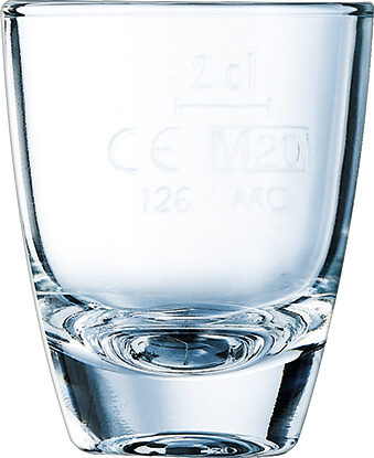 Schnapsglas Gin 12, Arcoroc - 35ml, 2cl FS (1 Stk.)