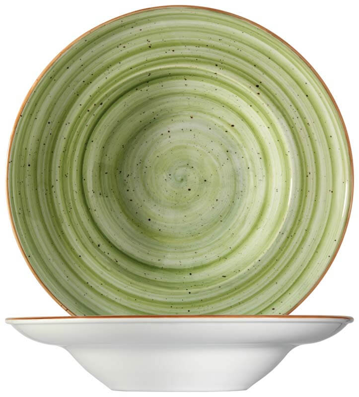 Bonna Aura Therapy Gourmet Pastateller 27cm grün - 6 Stück Bonna Aura Therapy Gourmet Pastateller 27cm grün - 6 Stück