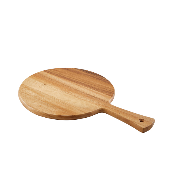 Pizzabrett / Paddleboard rund, Akazienholz - 28 x 42 x 1,5 cm Pizzabrett / Paddleboard rund, Akazienholz - 28 x 42 x 1,5 cm