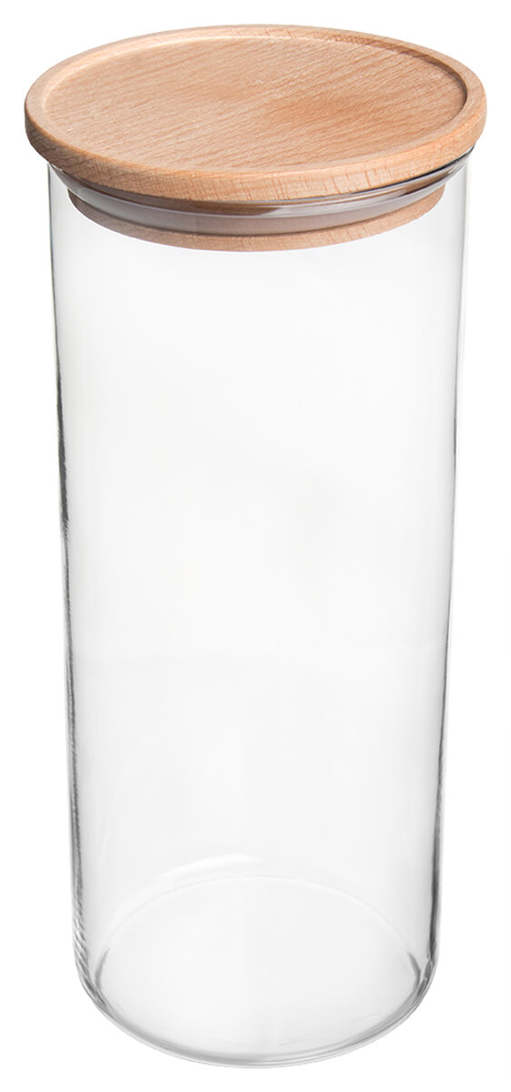 Vorratsglas mit Holzdeckel, Simax - 1,5l