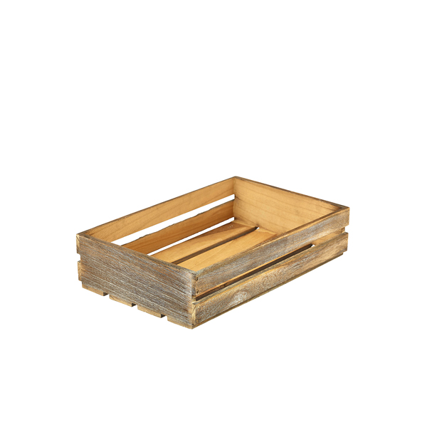 Rustikale Holzkiste - 35x23x8cm