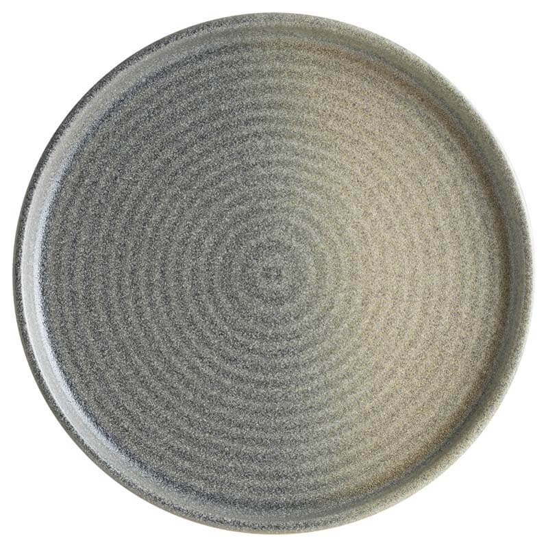 Bonna Hornfels Ripple Teller flach 16cm grau - 12 Stück Bonna Hornfels Ripple Teller flach 16cm grau - 12 Stück