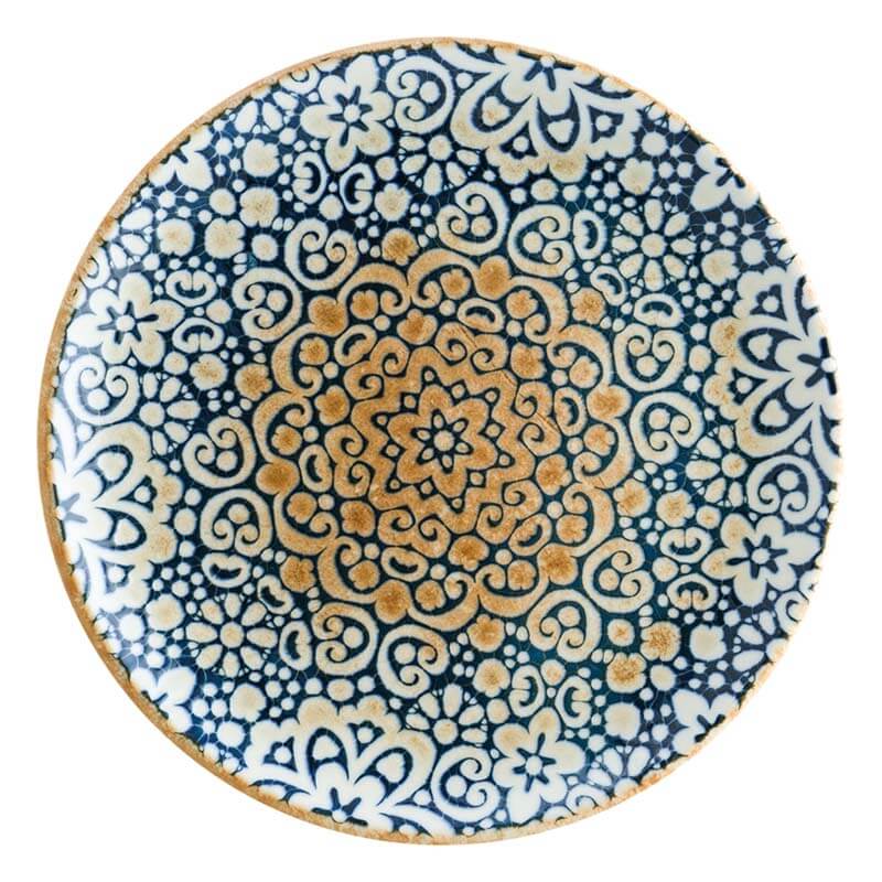 Bonna Alhambra Gourmet Teller flach 27cm blau - 12 Stück