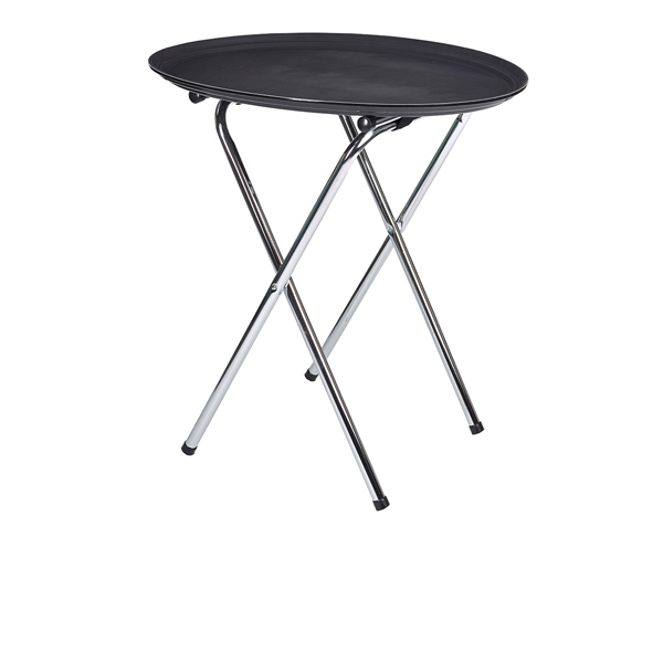 Tablettständer aus Metall, 47,5x79cm - chrom Tablettständer aus Metall, 47,5x79cm - chrom