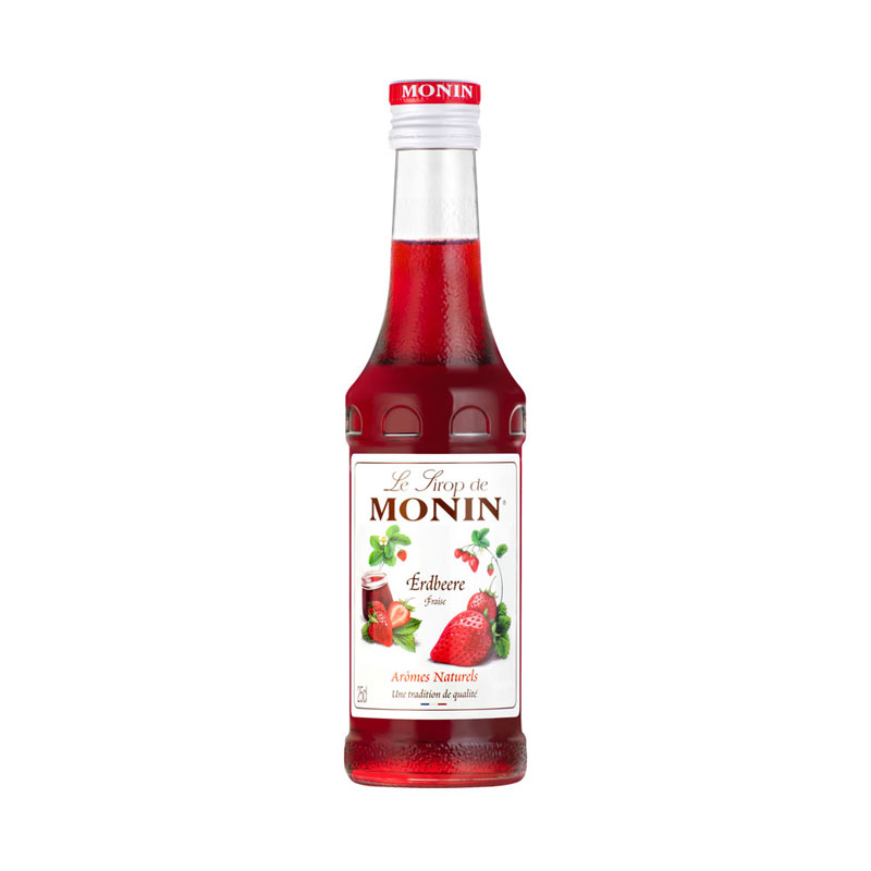 Erdbeere - Monin Sirup Kleinflasche (0,25l) Erdbeere - Monin Sirup Kleinflasche (0,25l)