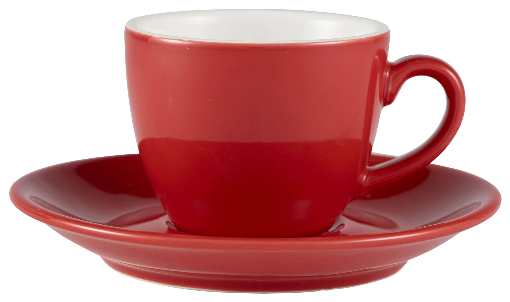 Espressotasse Bowl rot - 90ml (6 Stk.)