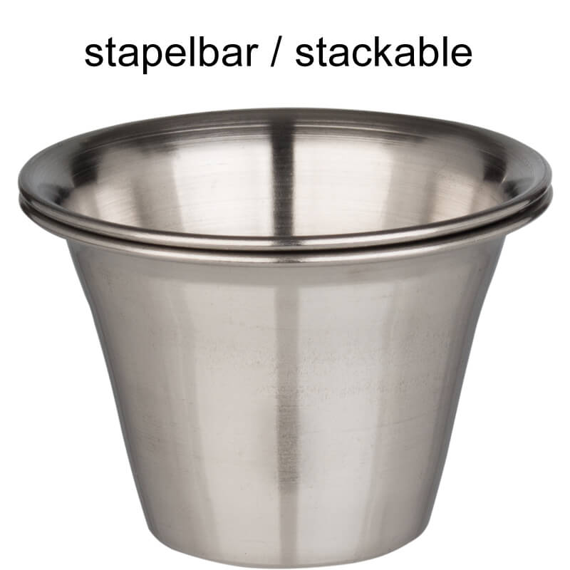 Dip- und Snackschale, Edelstahl - 90ml Dip- und Snackschale, Edelstahl - 90ml