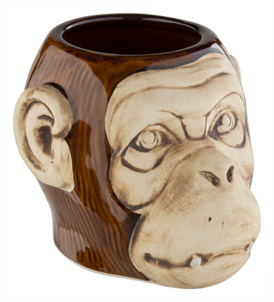 Tiki Becher "Monkey", shiny finish - 550ml