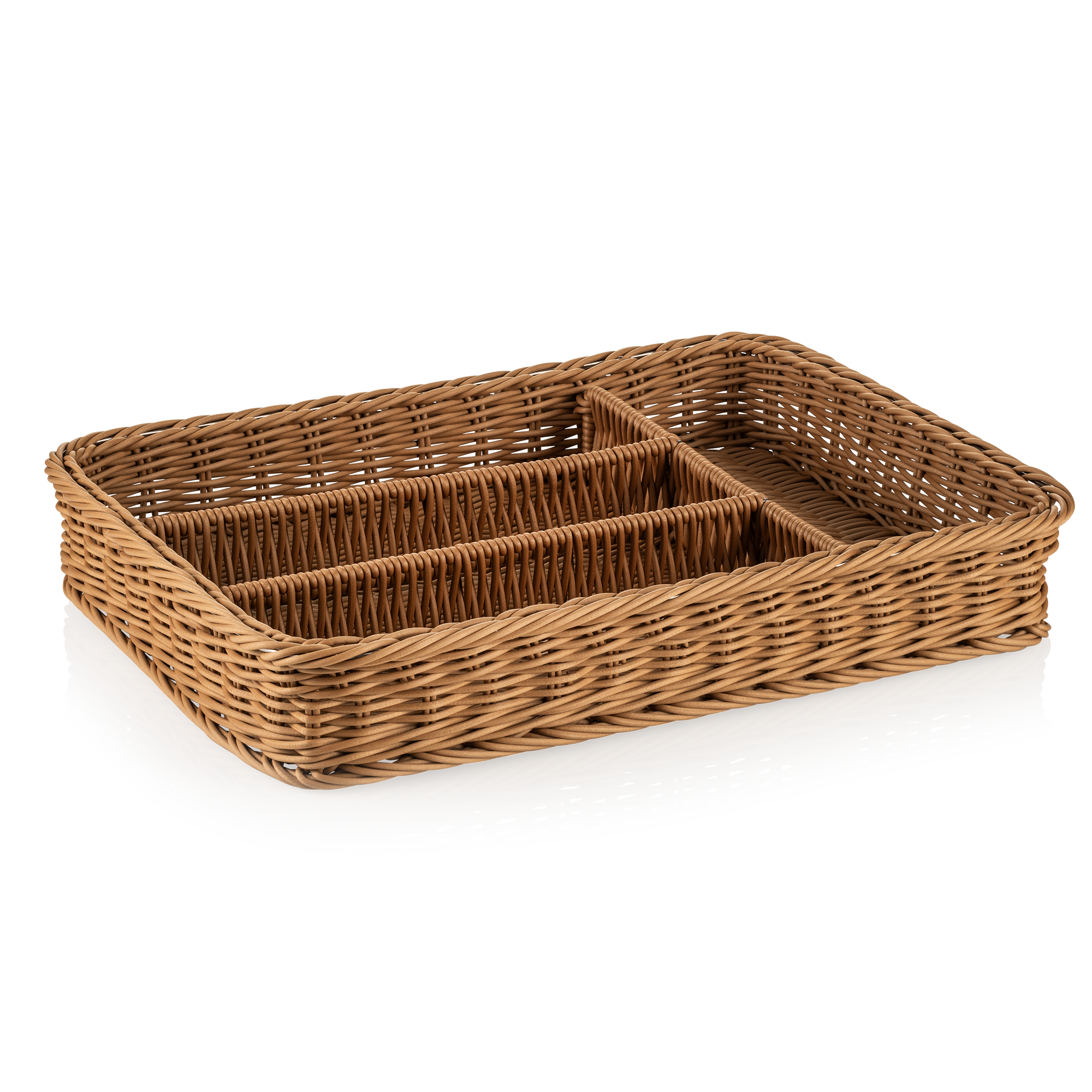 Besteckkorb Polypropylen beige - 40x30x6,5cm Besteckkorb Polypropylen beige - 40x30x6,5cm
