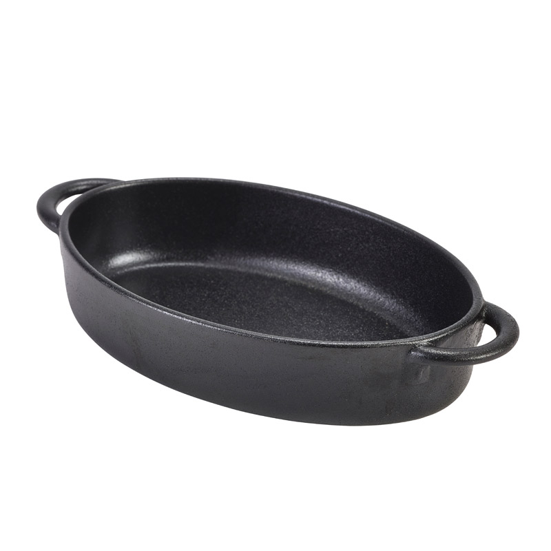 Ovale Schale Forge Steingut Gusseisen-Optik – 17,5 x 11,5 x 4 cm (6 Stk.) Ovale Schale Forge Steingut Gusseisen-Optik – 17,5 x 11,5 x 4 cm (6 Stk.)