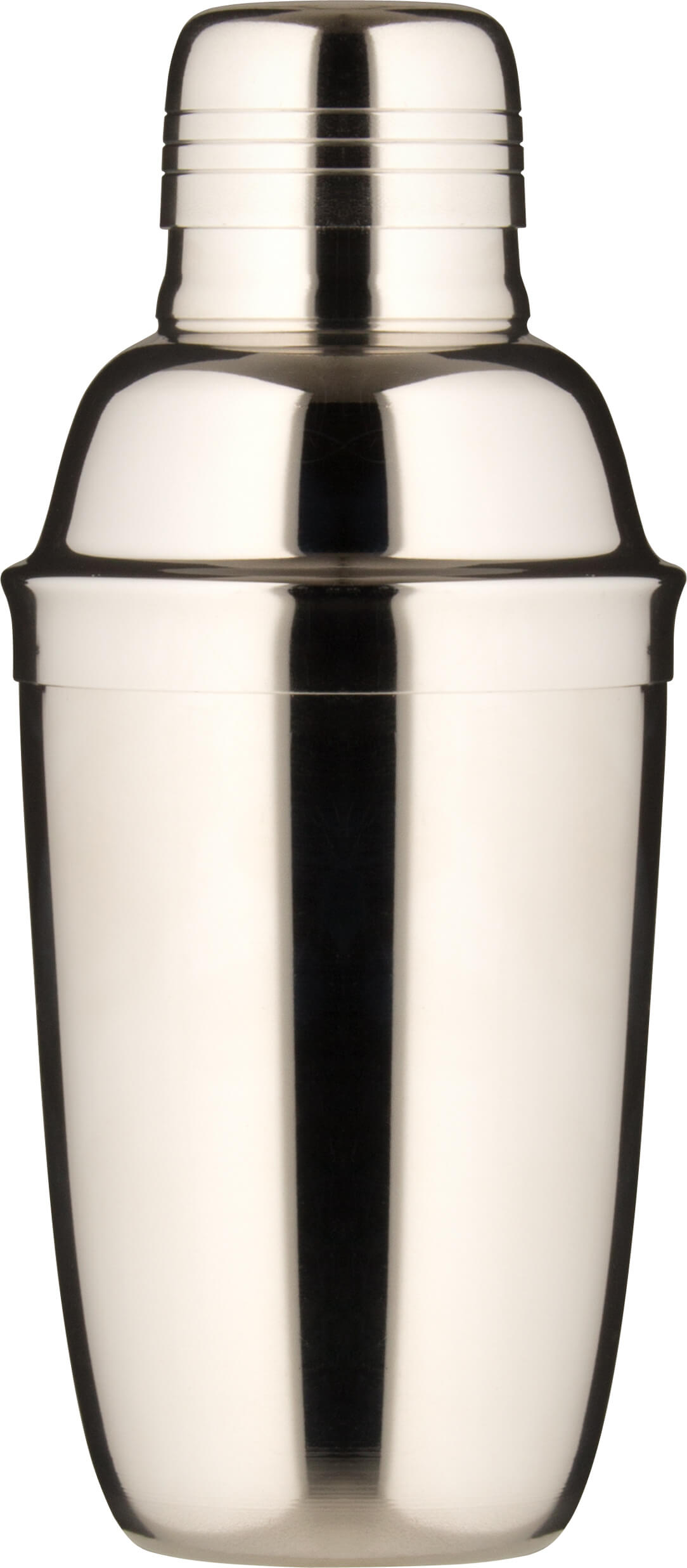 3 tlg. Cocktail Shaker Deluxe, Edelstahl - 300ml