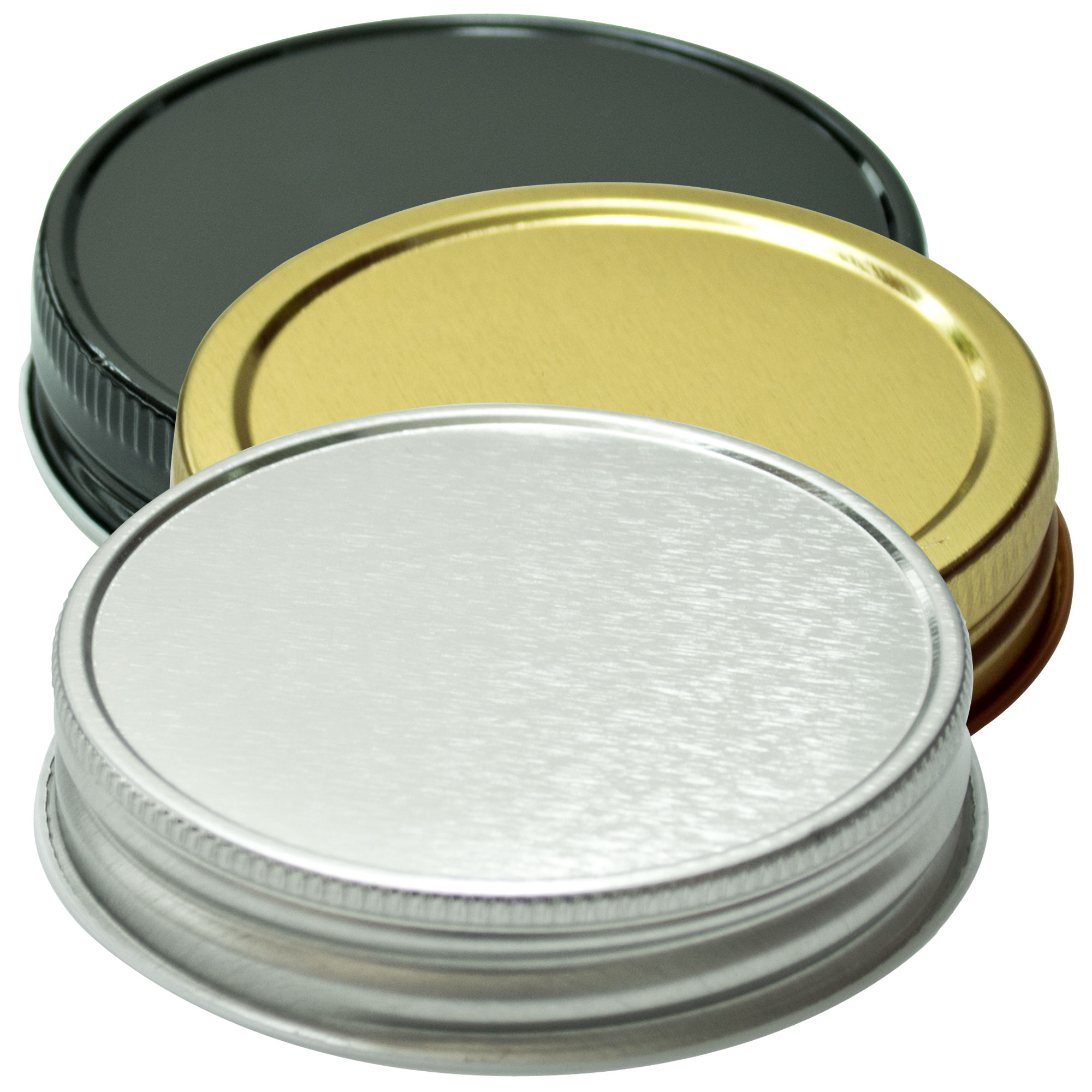 Schraubdeckel 7,3cm - verschiedene Farben