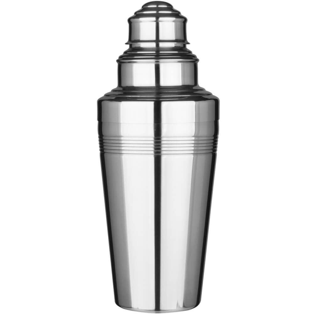 Cocktail Shaker Coley einfach, Edelstahl, dreiteilig, poliert - 500ml