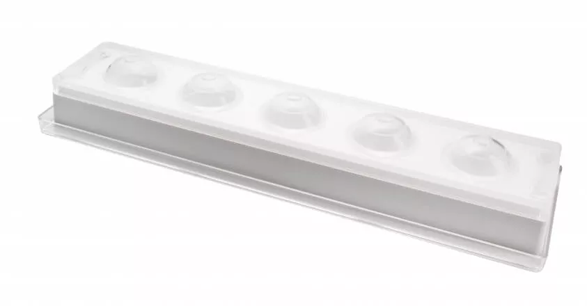 Eiswürfelform, 5 Kugeln - Silikon (4,8cm) Eiswürfelform, 5 Kugeln - Silikon (4,8cm)