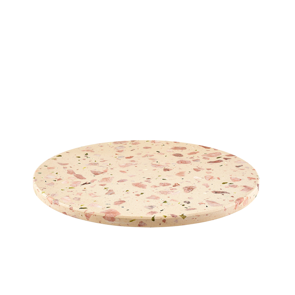 Terrazzoplatte, rund - 33cm Terrazzoplatte, rund - 33cm