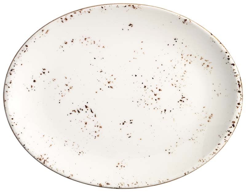 Bonna Grain Moove Platte oval 31x24cm creme - 6 Stück Bonna Grain Moove Platte oval 31x24cm creme - 6 Stück