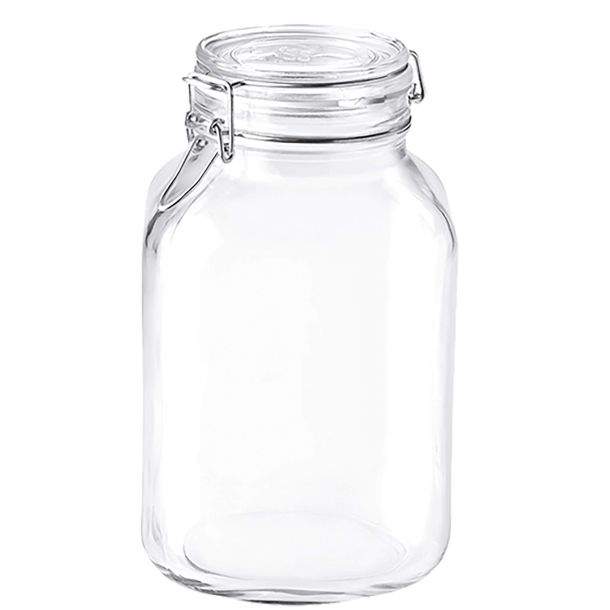 Drahtbügelglas / Einmachglas Fido eckig - 3040ml