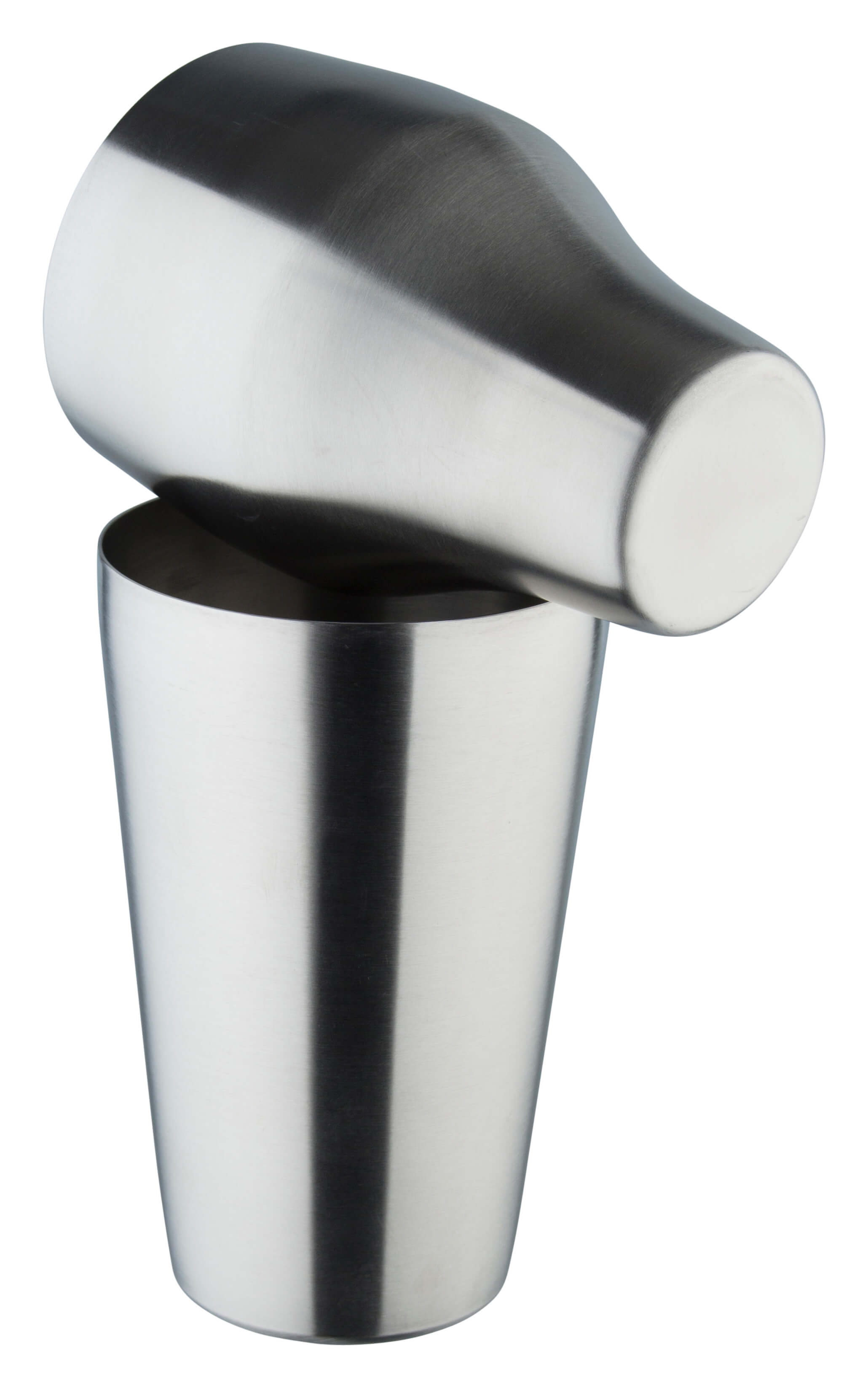 Cocktail Shaker, Edelstahl matt, zweiteilig (500ml)