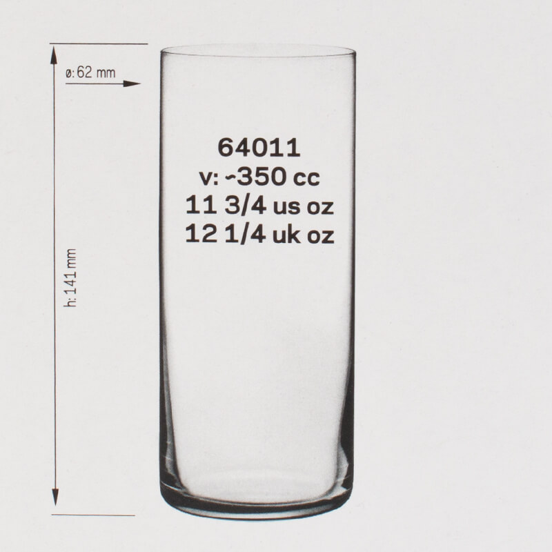 Highball Glas Finesse, Nude - 350ml (6 Stk.) Highball Glas Finesse, Nude - 350ml (6 Stk.)