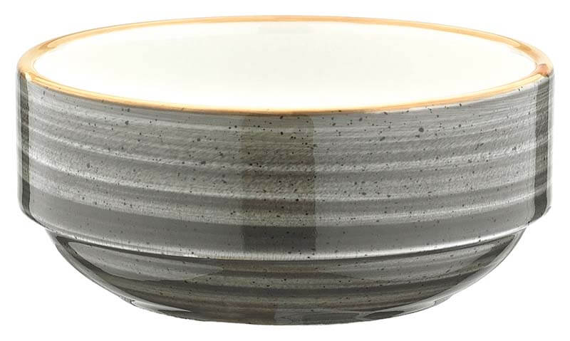 Bonna Aura Space Banquet Stapelschale 12cm, 35cl grau - 12 Stück Bonna Aura Space Banquet Stapelschale 12cm, 35cl grau - 12 Stück