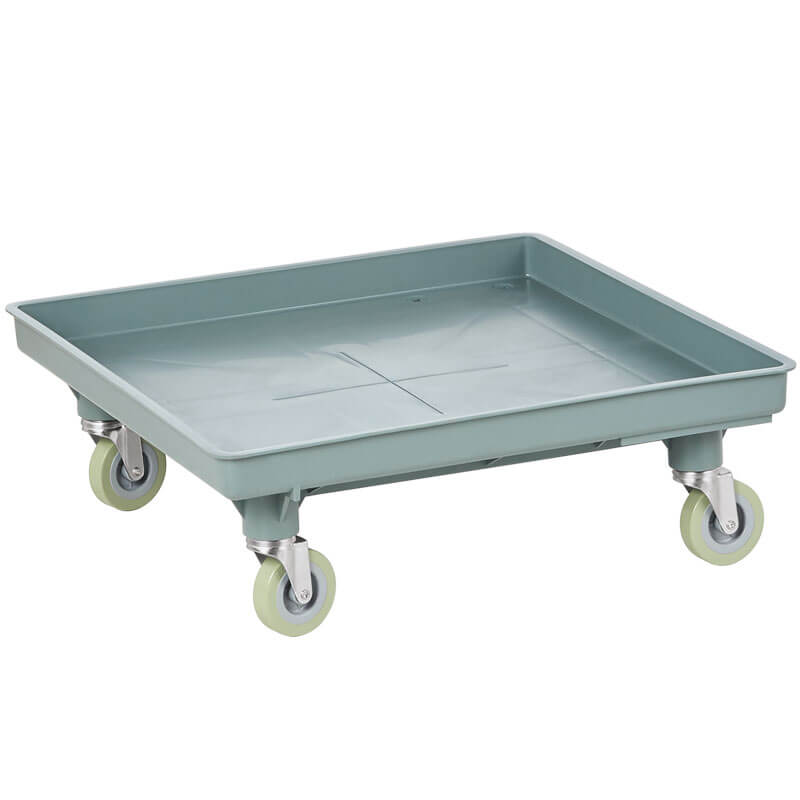 Transportwagen flach, 4 Rollen- 19x53x53cm