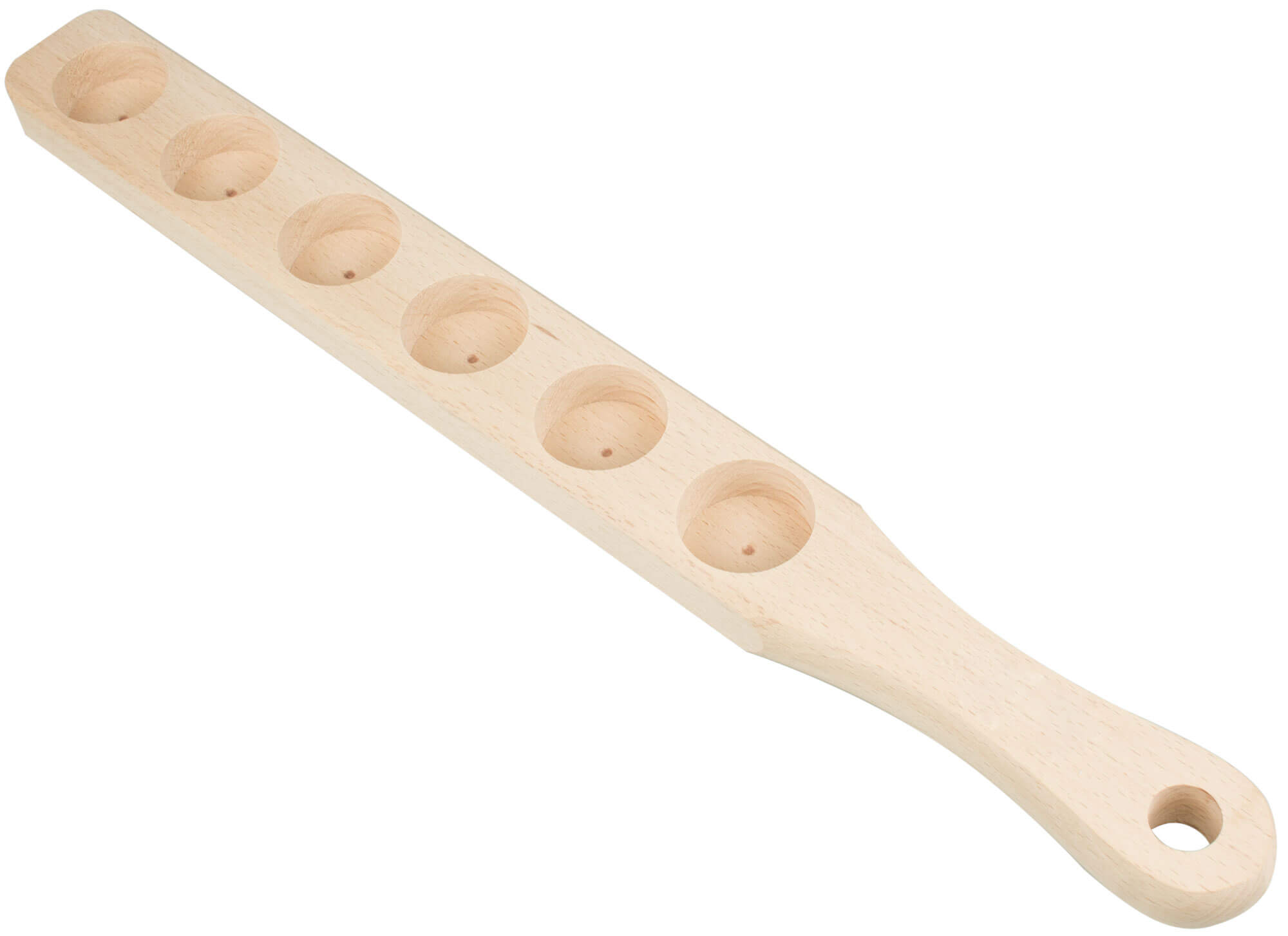 Schnapslatte Holz, 50,5cm - inkl. 12 Shotgläser