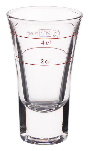 Stamper Dublino - 57ml, 2+4cl geeicht (6 Stk.)