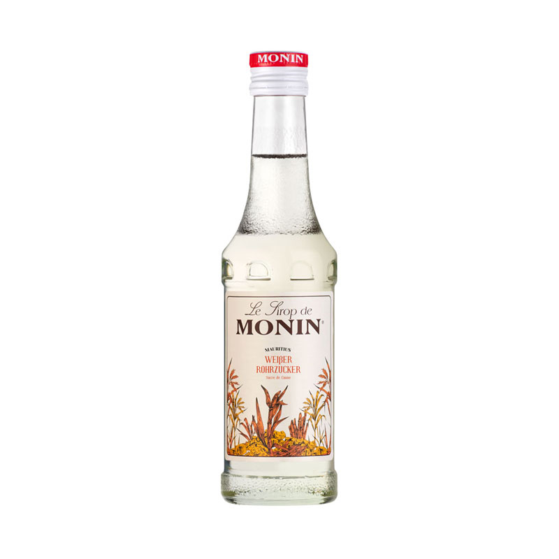 Rohrzucker weiß - Monin Sirup Kleinflasche (0,25l) Rohrzucker weiß - Monin Sirup Kleinflasche (0,25l)