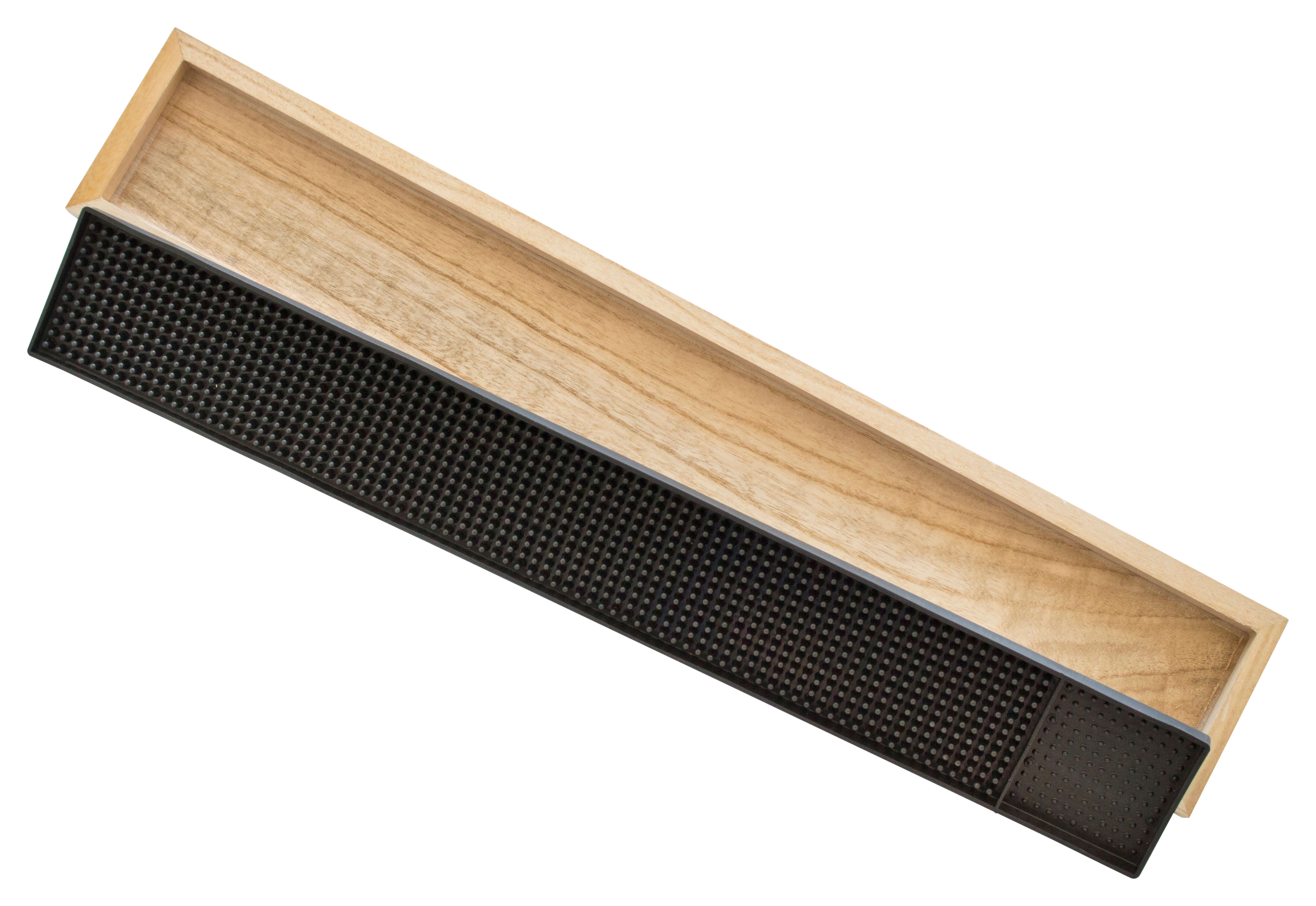 Barmatte PVC mit Holzrahmen - 62x11cm Barmatte PVC mit Holzrahmen - 62x11cm
